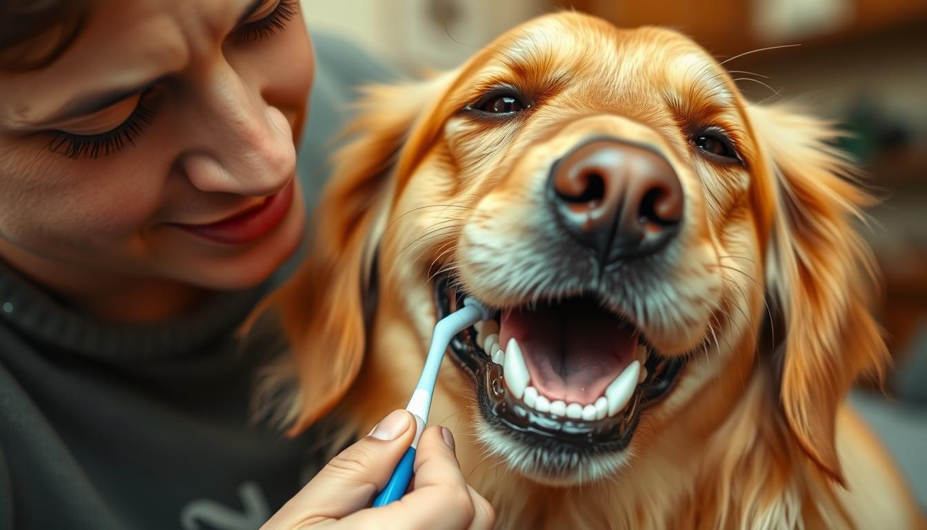 brosser dent chien