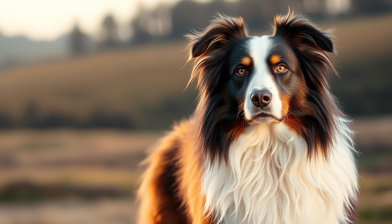 border collie poil long