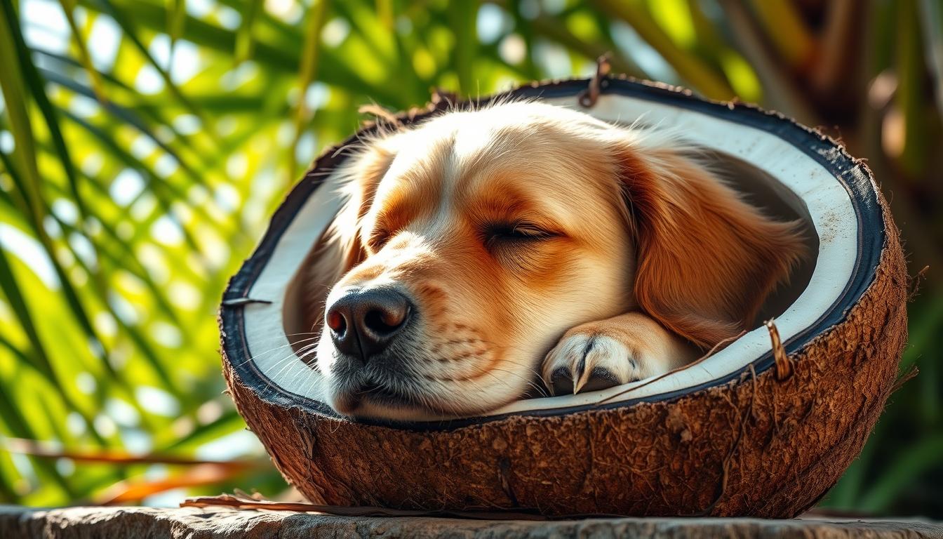 chien dans coco