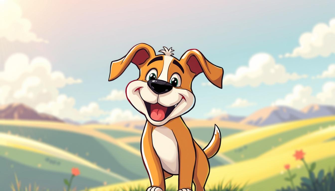 chien dessin animé