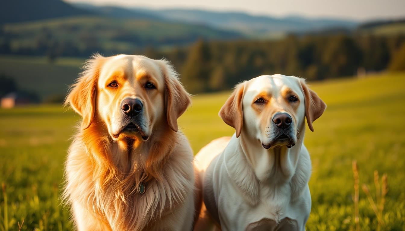 golden retriever a labrador