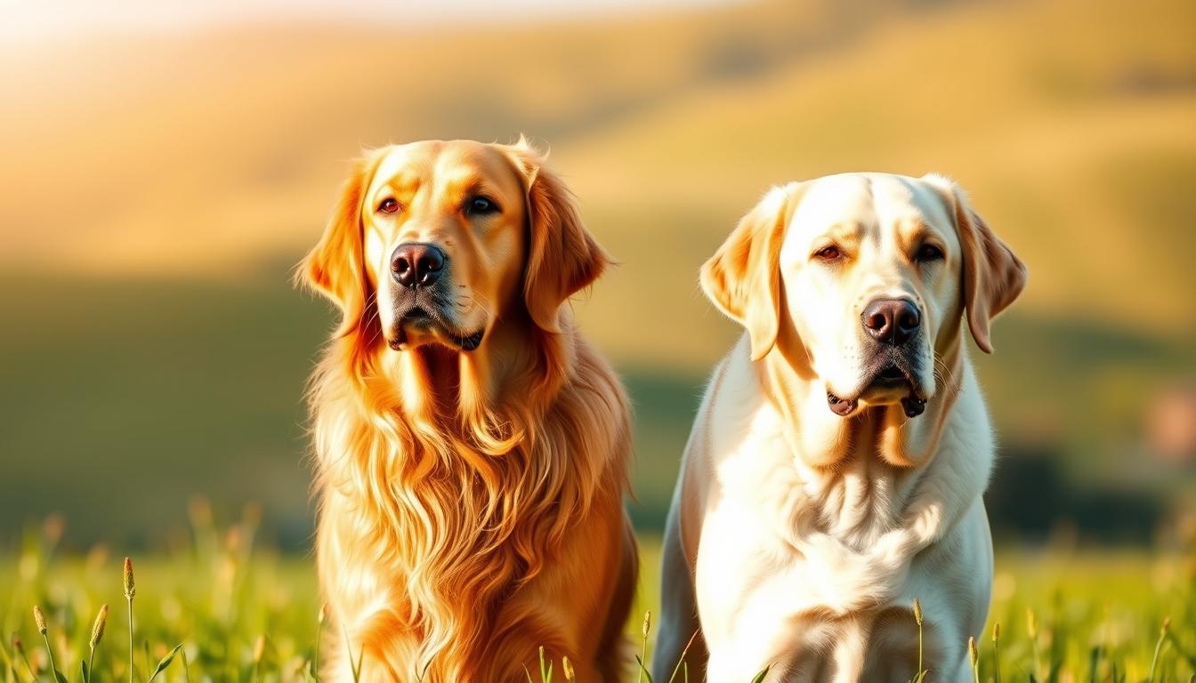 golden retriever golden lab