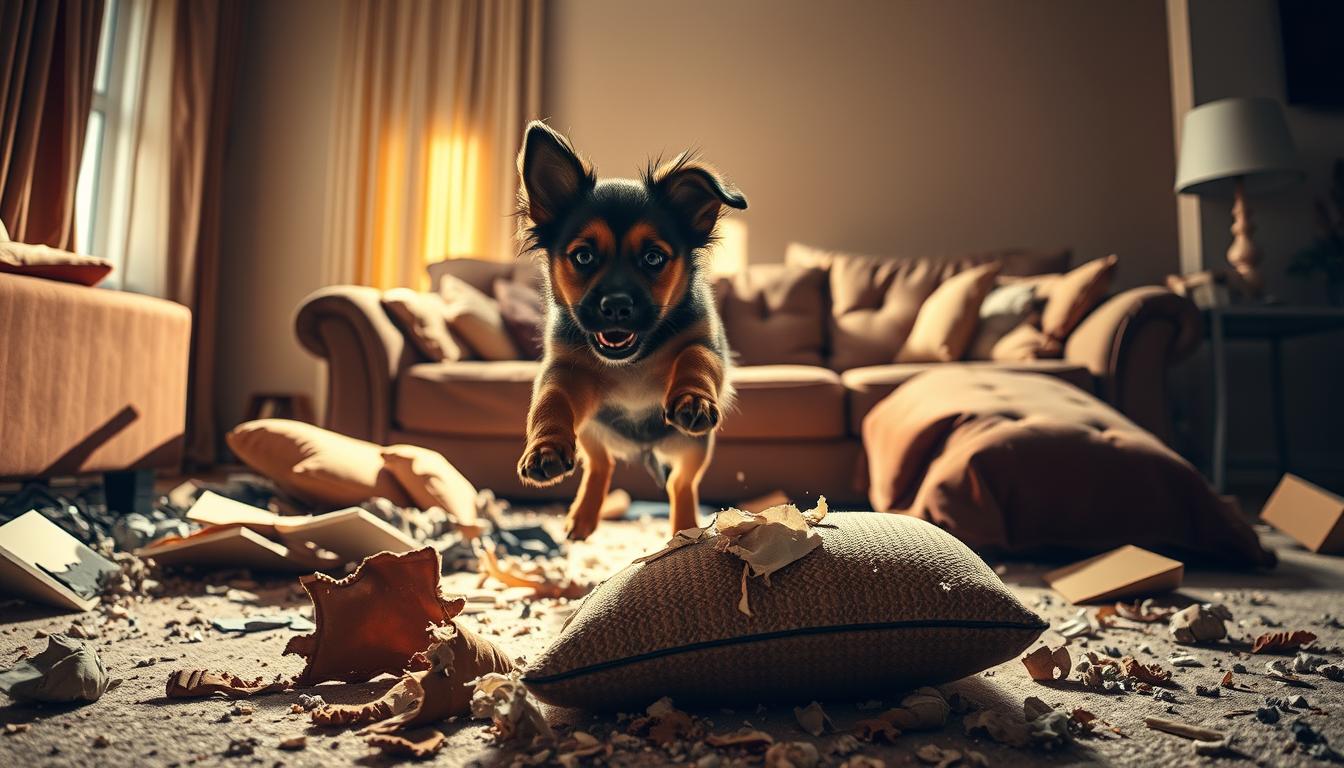 jusqu'à quel âge un chien détruit