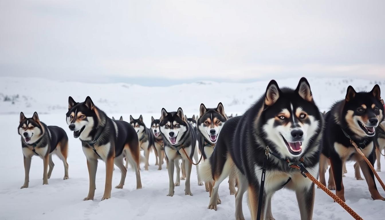 race de chien de traineau