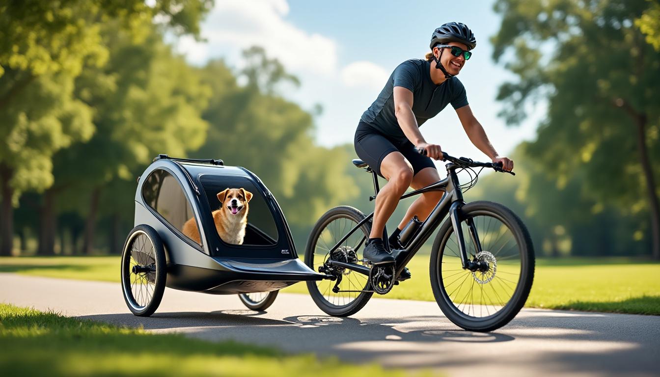 découvrez comment choisir la meilleure remorque pour chiens à vélo afin de garantir sécurité et confort lors de vos balades avec votre compagnon à quatre pattes.