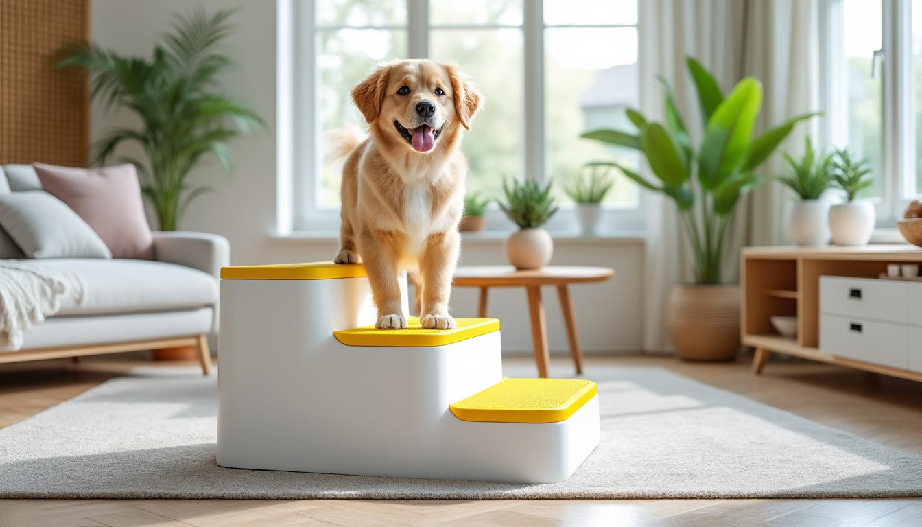 découvrez comment choisir un escalier pour chien adapté à votre foyer pour assurer confort et sécurité à votre compagnon à quatre pattes.