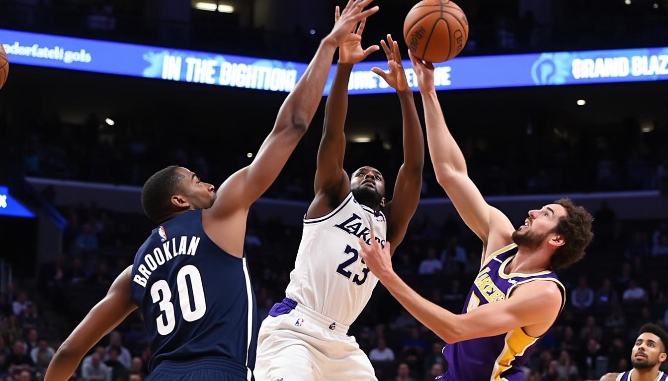 revivez les moments forts du match intense entre les lakers et les brooklyn nets, avec toutes les actions clés et les performances marquantes.