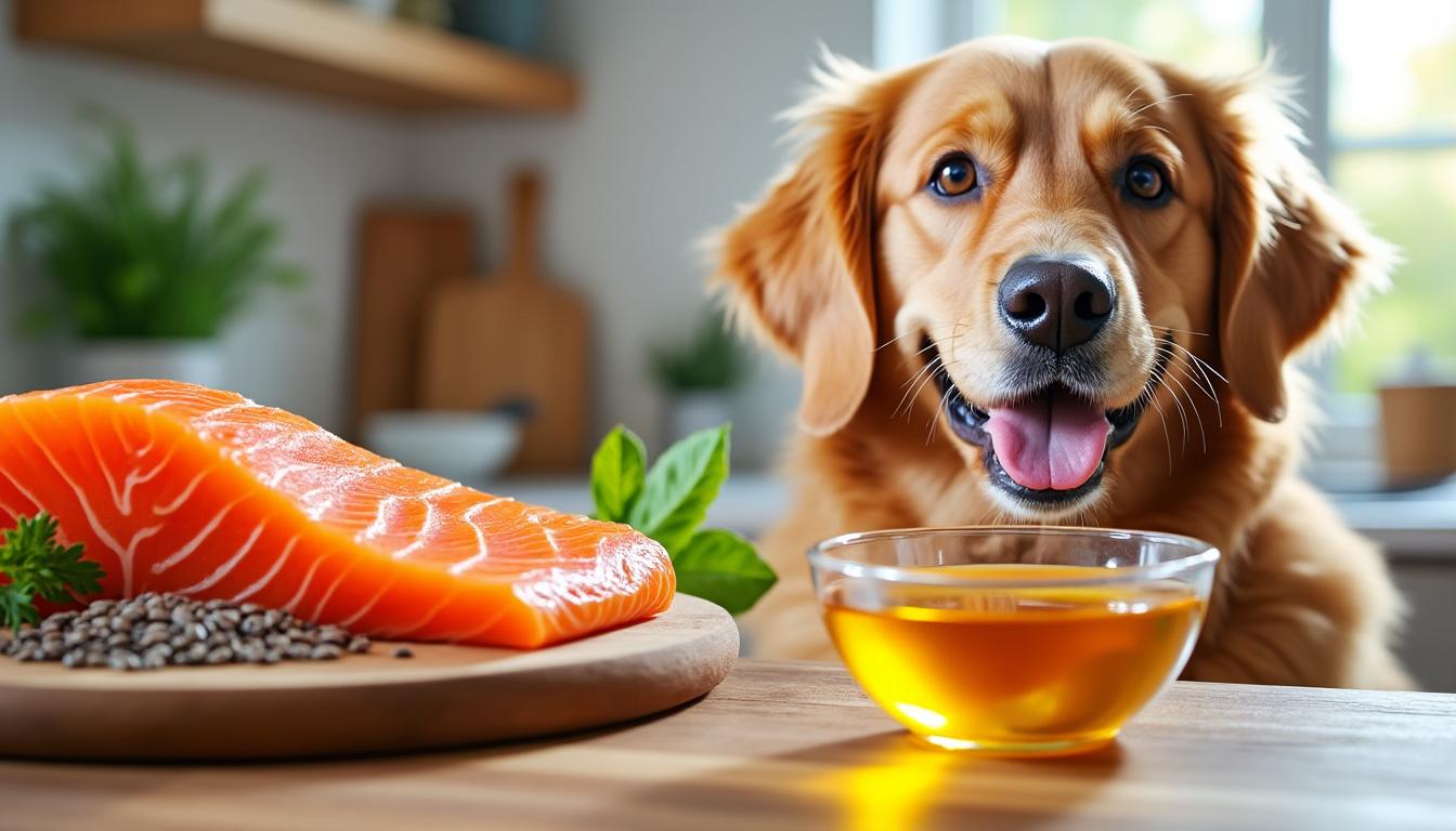 découvrez les bienfaits de l'huile de saumon pour la santé de votre chien, un complément riche en oméga-3 qui favorise son pelage, ses articulations et son bien-être général.