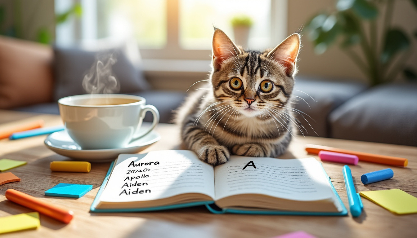 découvrez des idées originales et des conseils pratiques pour choisir un prénom parfait pour votre chat commençant par la lettre a.