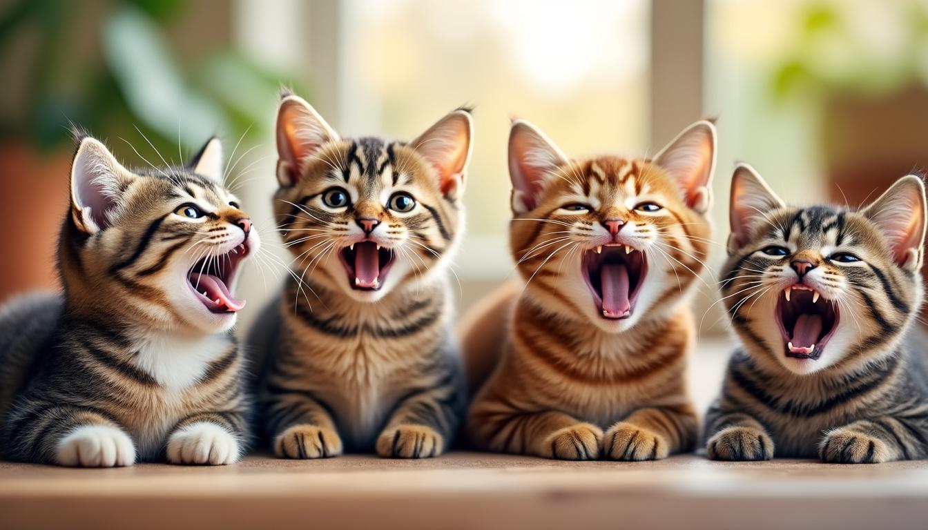 découvrez les différents bruits que font les chats et apprenez à comprendre ce qu'ils veulent exprimer à travers leurs miaulements et autres vocalises.