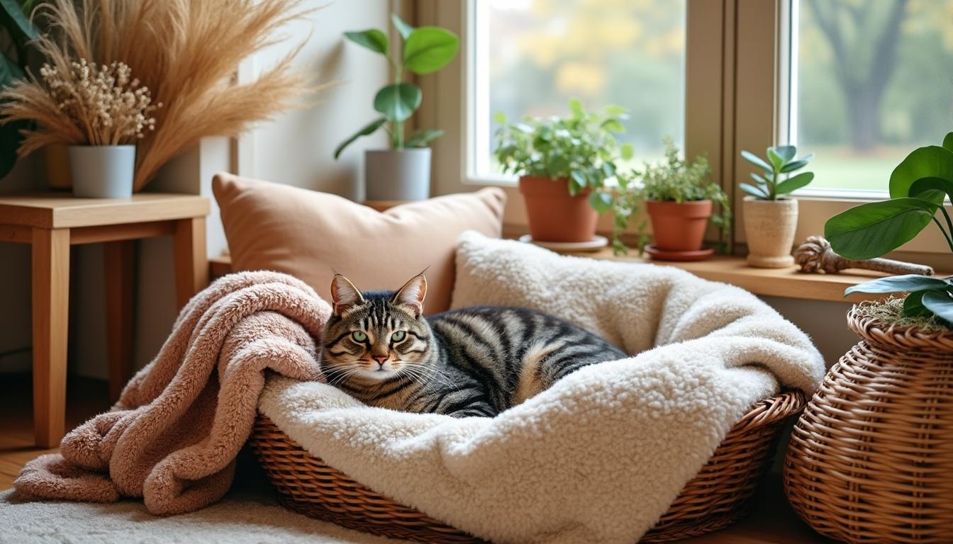 découvrez comment créer une ambiance chat chaleureuse chez soi pour un intérieur cosy et apaisant, parfait pour vous et votre compagnon félin.