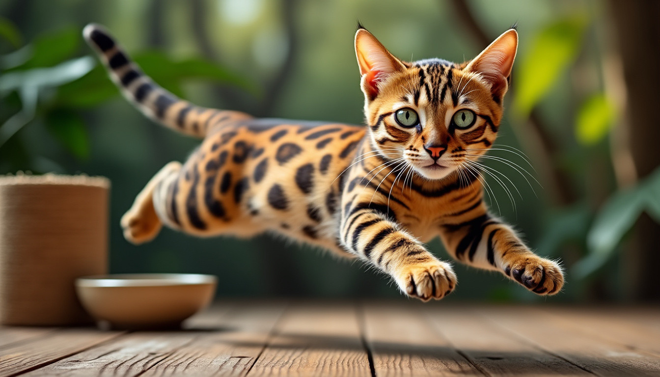 découvrez tout ce qu'il faut savoir sur le chat bengal : son origine, son caractère unique et nos conseils d'entretien pour bien le garder chez vous.