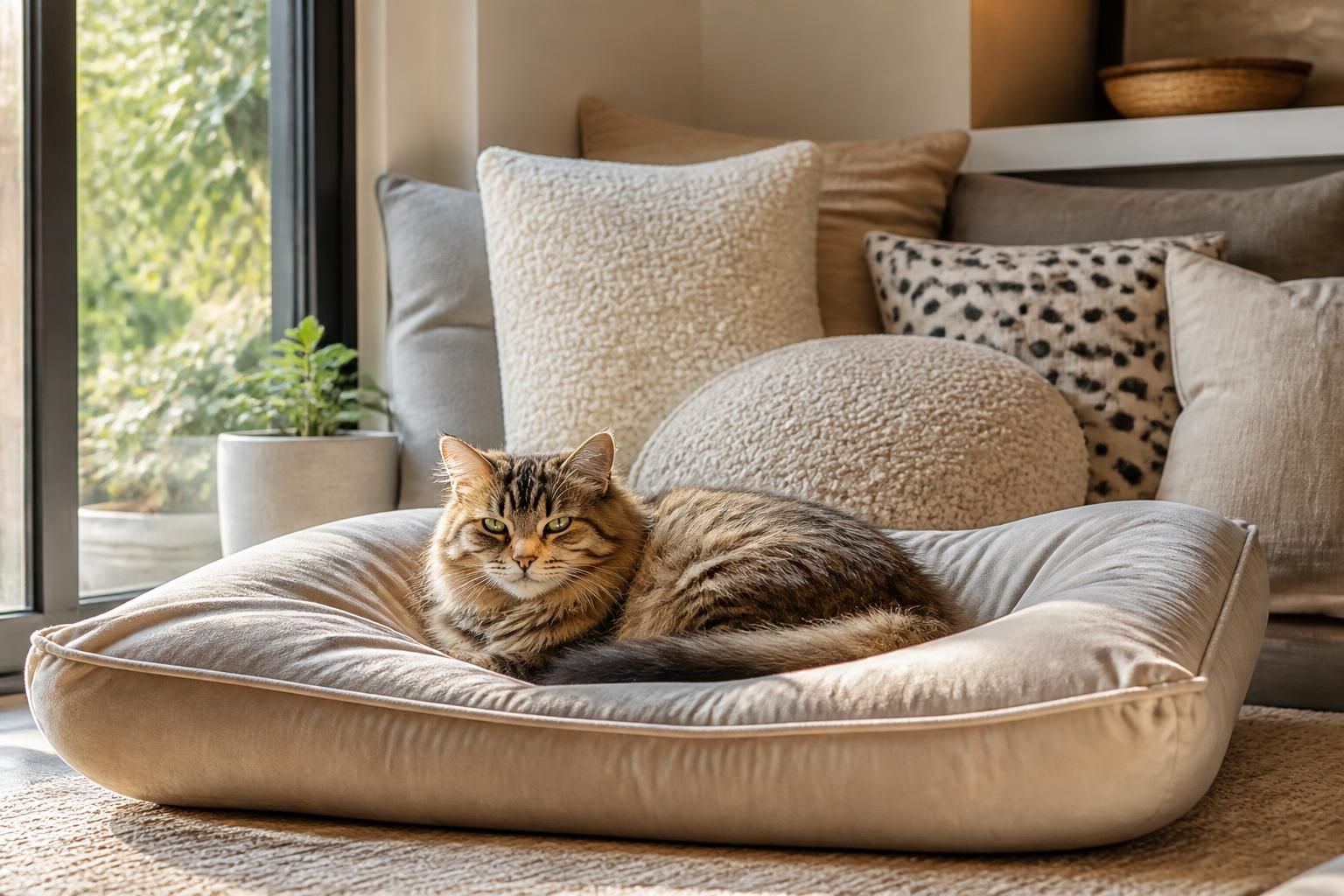 découvrez nos conseils pour choisir le coussin idéal qui offrira un confort optimal à votre chat, alliant douceur, soutien et style.