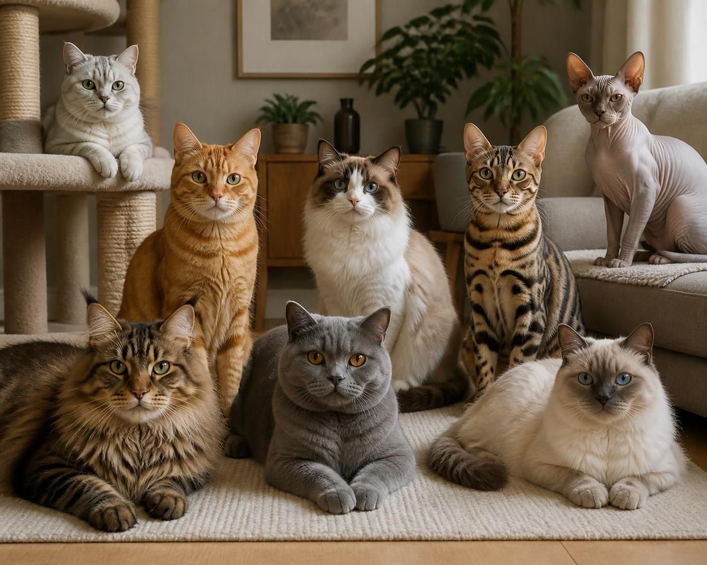 explorez les principales races de chats et découvrez leurs caractéristiques uniques, du tempérament aux soins nécessaires, pour mieux comprendre et choisir votre compagnon félin idéal.