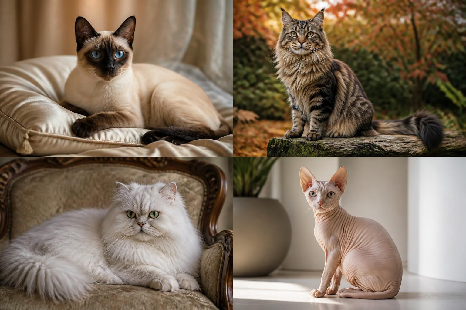 explorez les principales races de chats et découvrez leurs caractéristiques uniques pour mieux connaître votre compagnon félin.
