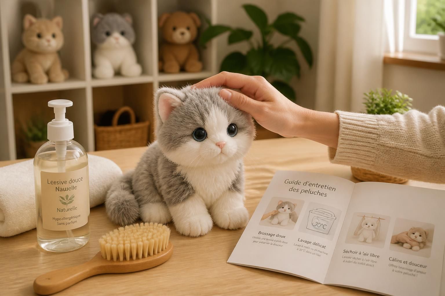 découvrez notre guide complet sur la peluche chat : conseils d'achat, choix des matériaux et astuces pour un entretien facile afin de garder votre peluche toujours douce et propre.
